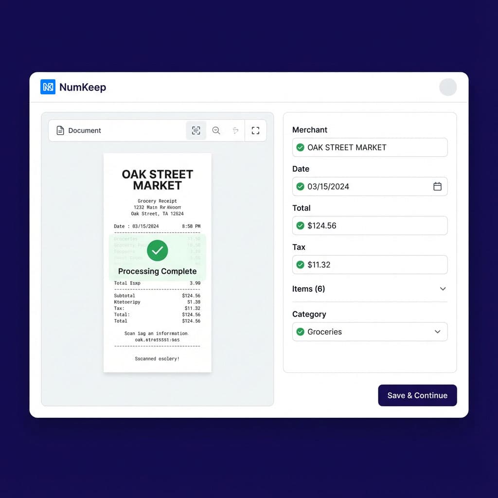 AI Receipt Scanning